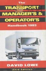 THE TRANSPORT MANAGER'S AND OPERATOR'S HANDBOOK 1993 23RED EDITION（1993 PDF版）