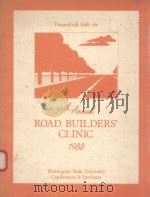 THIRTY-NINTH ANNUAL ROAD BUILDERS' CLINIC PROCEEDINGS   1988  PDF电子版封面     