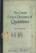 The Concise Oxford dictionary of quotations. (Second Edition)（1981 PDF版）