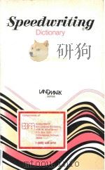 Speedwriting dictionary (College Edition)   1977  PDF电子版封面  0672980959   