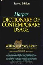 Harper dictionary of contemporary usage (Second Edition)   1985  PDF电子版封面  006181606X   