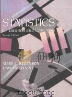 STATISTICS FOR BUSINESS AND ECONOMICS SECOND EDITION   1993  PDF电子版封面  0138456453   