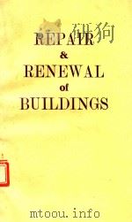 REPAIR AND RENEWAL OF BUILDINGS（1983 PDF版）