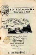 STATE OF NEBRASKA DEPARTMENT OF ROADS   1978  PDF电子版封面     