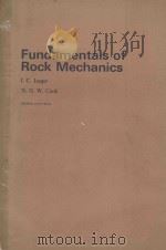 FUNDAMENTALS OF ROCK MECHANICS     PDF电子版封面  0412220105  J.C.JAEGER 