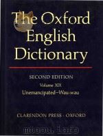 The Oxford English dictionary (Second Edition) (Volume XIX)   1989  PDF电子版封面  0198611862  J. A. Simpson ; E. S. C. Weine 