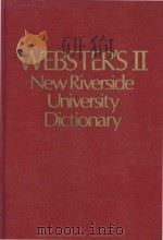 Webster's II new Riverside university dictionary   1984  PDF电子版封面  039533957X   
