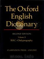 The Oxford English dictionary (Second Edition) (Volume II)   1989  PDF电子版封面  0198611862  J. A. Simpson ; E. S. C. Weine 