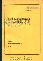 ROOF BOLTING HAZARD ANALYSIS STUDY     PDF电子版封面     