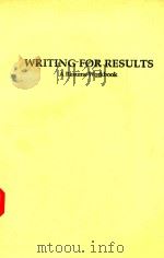 WRITING FOR RESULTS A RESUME WORKBOOK（1990 PDF版）