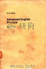 ADVANCED ENGLISH PRACTICE THIRD EDITION   1986  PDF电子版封面  0194321819  B.D.GRAVER 