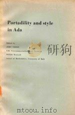 PORTADILITY AND STYLE IN ADA   1984  PDF电子版封面  0521264820  JOHN NISSEN 