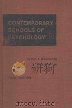 CONTEMPORARY SCHOOLS OF PSYCHOLOGY   1964  PDF电子版封面     