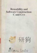 REUSABILITY AND SOFTWARE CONSTRUCTION:C AND C++   1990  PDF电子版封面  0471524115  JERRY D.SMITH 
