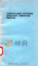 STRUCTURED SYSTEMS ANALYSIS THROUGH PROLOG（1989 PDF版）