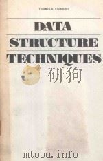 DATA STRUCTURE TECHNIQUES   1980  PDF电子版封面  0201072564  THOMAS A. STANDISH 