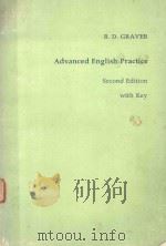 ADVANCED ENGLISH PRACTICE   1971  PDF电子版封面  0195800109  B. D. GRAVER 