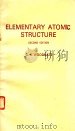 ELEMENTARY ATOMIC STRUCTURE   1980  PDF电子版封面  0198511469   