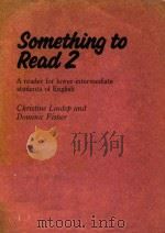SOMETHING TO READ 2   1989  PDF电子版封面  0521356865  CHRISTINE LINDOP AND DOMINIC F 