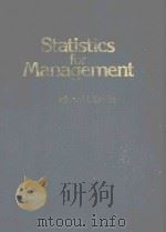 STATISTICS FOR MANAGEMENT（1978 PDF版）