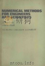 NUMERICAL METHODS FOR ENGIONEERS AND SCIENTISTS   1978  PDF电子版封面  0471995428  A. C. BALPAI 