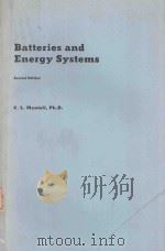 BATTERIES AND ENERGY SYSTEMS   1983  PDF电子版封面    CHARLES LETNAM MANTELL 