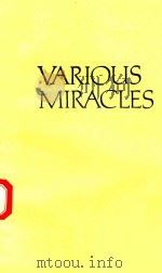 VARIOUS MIRACLES   1993  PDF电子版封面  0140118373  CAROL SHIELDS 