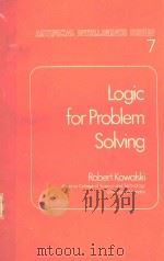 LOGIC FOR PROBLEM SOLVING   1979  PDF电子版封面  0444003657   