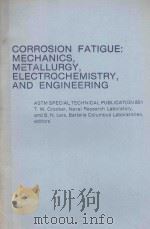 CORROSSION FATIGUE   1983  PDF电子版封面     