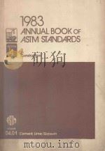 1983 ANNUAL BOOK OF ASTM STANDARDS VOLUME 04.01（1983 PDF版）