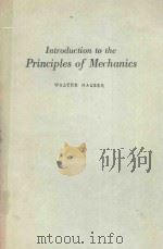 INTRODUCTION TO THE PRINCIPLES OF MECHANICS（1965 PDF版）
