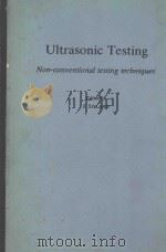 ULTRASONIC TESTING   1982  PDF电子版封面  0471279382  ED BY. J. SZILARD 