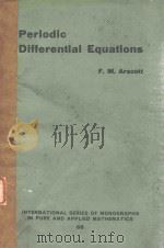 PERIODIC DIFFERENTIAL EQUATIONS   1964  PDF电子版封面    F.M.ARSCOTT 