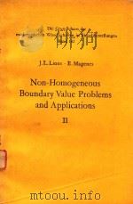 NON-HOMOGENEOUS BOUNDARY VALUE PROBLEMS AND APPLICATIONS II（1972 PDF版）