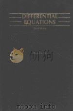 DIFFERENTIAL EQUATIONS   1984  PDF电子版封面    SHEPLEY L. ROSS 