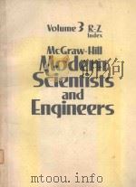 MCGRAW-HILL MODERN SCIENTISTS AND ENGINEERS VOLUME 3（1980 PDF版）