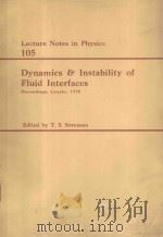 DYNAMICS AND INSTABILITY OF FLUID INTERFACES（1979 PDF版）