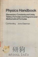 PHYSICS HANDBOOK   1980  PDF电子版封面  9144165714  JONNY I. OSTERMAN 