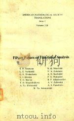 FIFTEEN PAPERS ON FUNCTIONAL ANALYSIS   1984  PDF电子版封面    