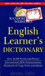 RANDOM HOUSE WEBSTER'S ENGLISH LEARNER'S DICTIONARY（1999 PDF版）
