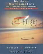 MODERN MATHEMATICS FOR ELEMENTARY SCHOOL TEACHERS NINTH EDITION（1995 PDF版）