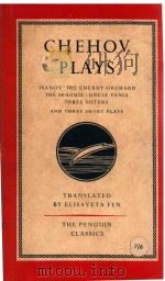 PLAYS BY ANTON CHEHOV   1960  PDF电子版封面     
