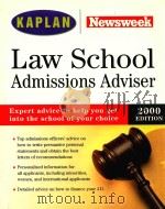 LAW SCHOOL ADMISSIONS ADVISER 2000   1999  PDF电子版封面  0684859580   