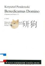BENEDICAMUS DOMINO (ORGANUM UND PSALM 117)   1993  PDF电子版封面  9790001016537;0001016537   