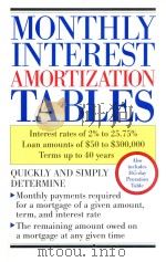 MONTHLY INTEREST AMORTIZATION TABLES（1994 PDF版）
