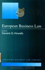 EUROPEAN BUSINESS LAW   1996  PDF电子版封面  1855216000   