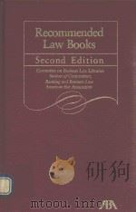 Recommended law books   1986  PDF电子版封面  0897072391  Edited by James A. Mcdermott 