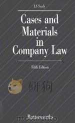 Cases and materials in company law   1992  PDF电子版封面  9780406609853  L S Sealy 