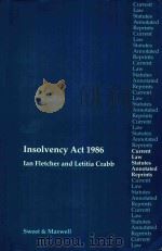 INSOLVENCY ACT 1986（1986 PDF版）