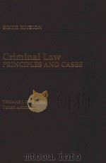 CRIMINAL LAW PRINCIPLES AND CASES SIXTH EDITION（1996 PDF版）